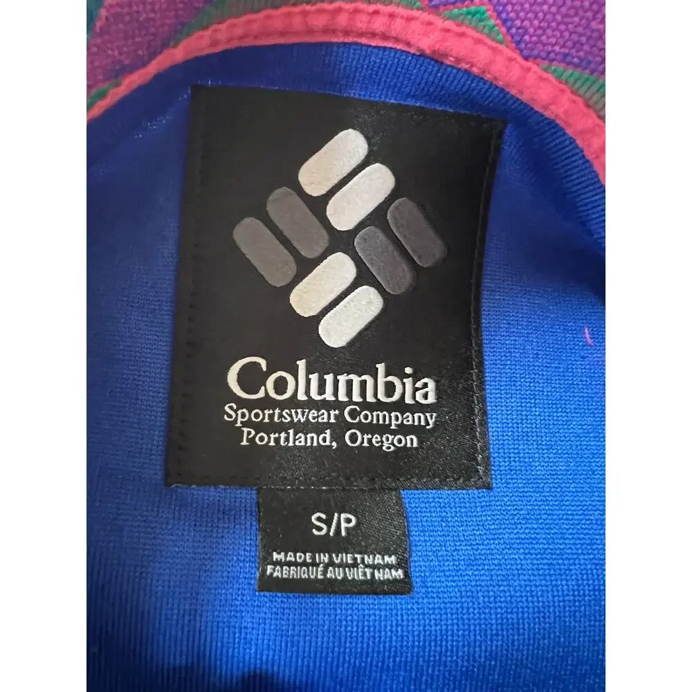 Columbia Wapitoo Fleece Blue Retro Sweatshirt AM0275-410 Men’s Size S/P